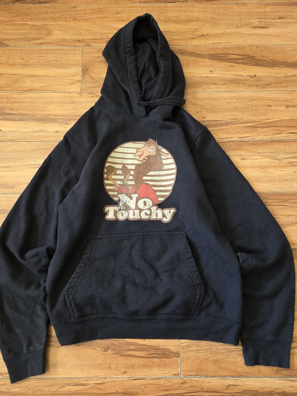 Y2K Vintage Disney Emperors No Touchy Horse Hoodie